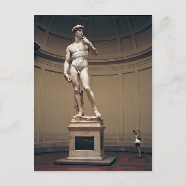 Europe, Italy, Florence. The actual size of Postcard (Front)