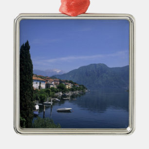 Europe, Italy, Lake Como, Tremezzo. Northern Metal Tree Decoration