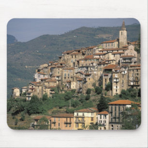 Europe, Italy, Liguria, Apricale. Riviera Di Mouse Mat