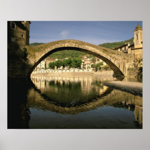 Europe, Italy, Liguria, Dolceacqua, Riviera di Poster