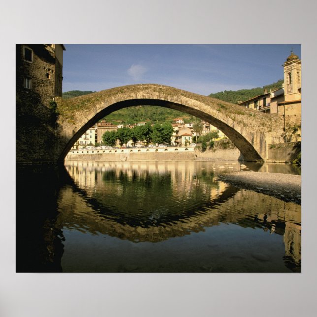 Europe, Italy, Liguria, Dolceacqua, Riviera di Poster (Front)
