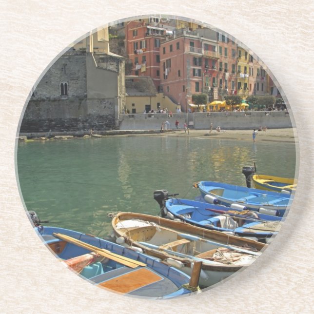 Europe, Italy, Liguria region, Cinque Terre, 2 Coaster (Front)