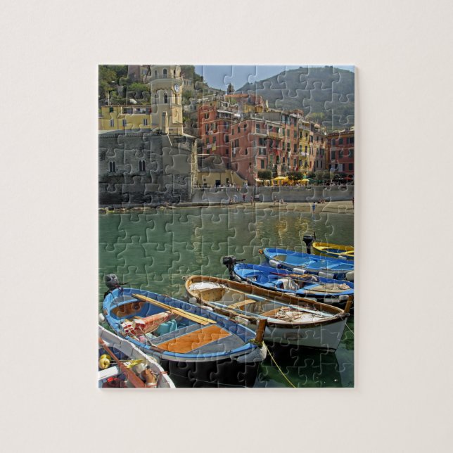 Europe, Italy, Liguria region, Cinque Terre, 2 Jigsaw Puzzle (Vertical)