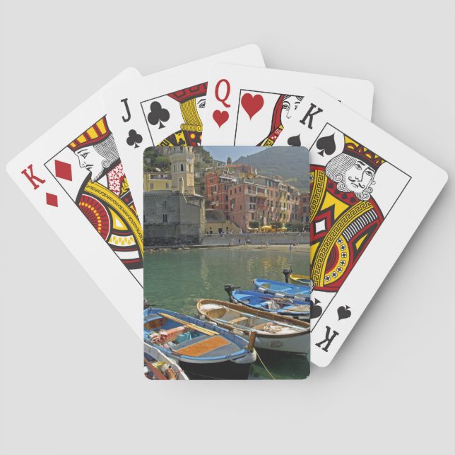 Europe, Italy, Liguria region, Cinque Terre, 2 Playing Cards (Back)