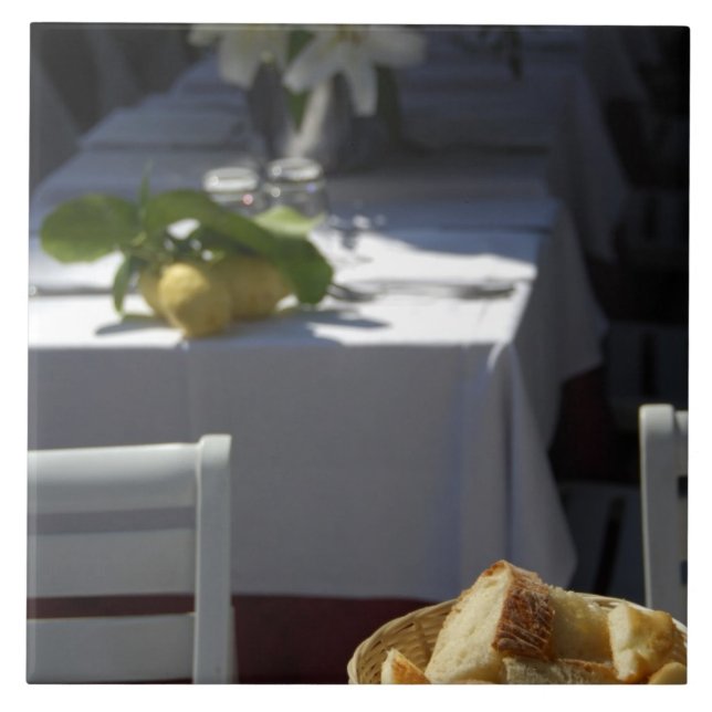 Europe, Italy, Liguria region, Cinque Terre, Tile (Front)