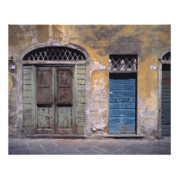 Europe, Italy, Lucca. These old doors add
