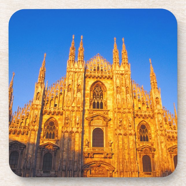 Europe, Italy, Milan, Cathedral of Milan Coaster (Front)