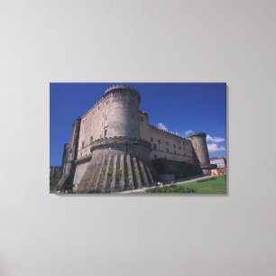 Europe, Italy, Naples, Castle Nuovo Canvas Print