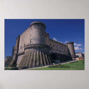 Europe, Italy, Naples, Castle Nuovo Poster