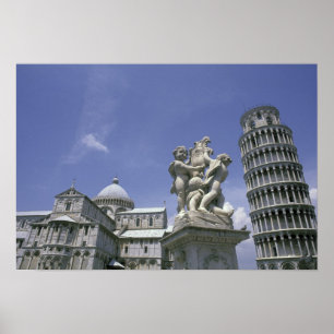 Europe, Italy, Pisa, Leaning Tower of Pisa Poster