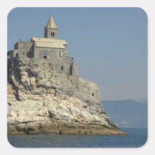 Europe, Italy, Portovenere aka Porto Venere. 4 Square Sticker