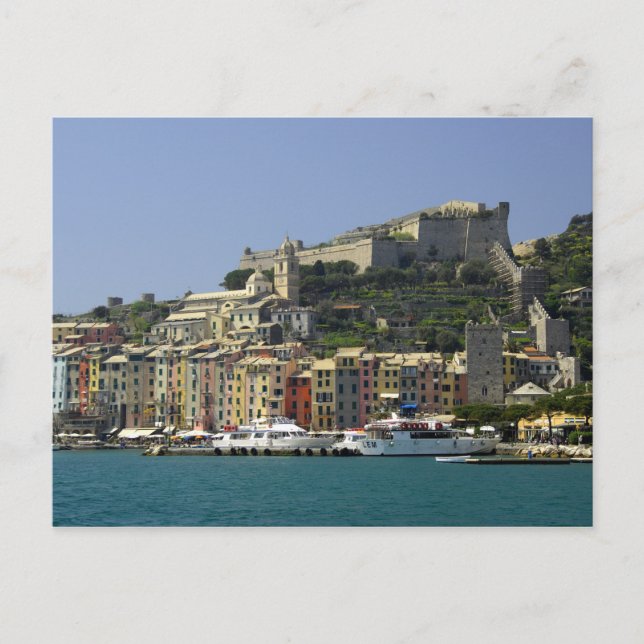 Europe, Italy, Portovenere aka Porto Venere. Postcard (Front)