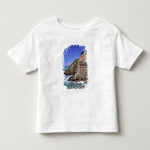 Europe, Italy, Riomaggiore. Riomaggiore is built Toddler T-Shirt