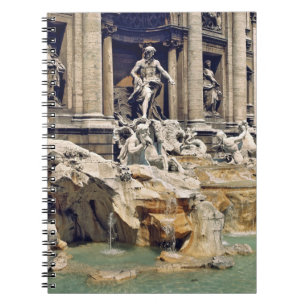 Europe, Italy, Rome. Coins litter the bottom of Notebook