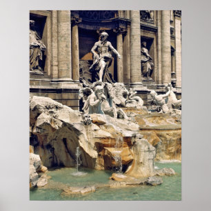 Europe, Italy, Rome. Coins litter the bottom of Poster