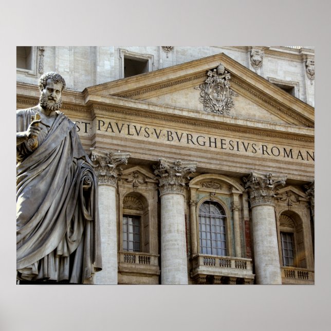 Europe, Italy, Rome. St. Peter's Basilica (aka 2 Poster (Front)