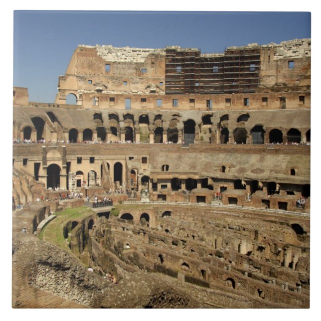 Europe, Italy, Rome. The Colosseum (aka Tile (Front)