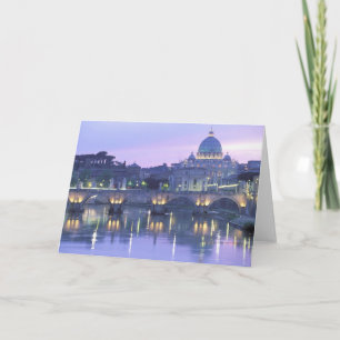 Europe, Italy, Rome, The Vatican. St. Peter's & Card