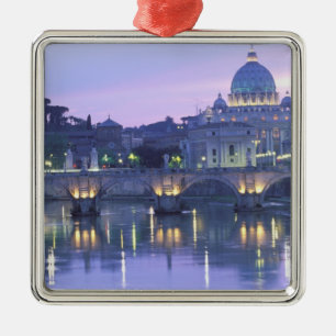 Europe, Italy, Rome, The Vatican. St. Peter's & Metal Tree Decoration