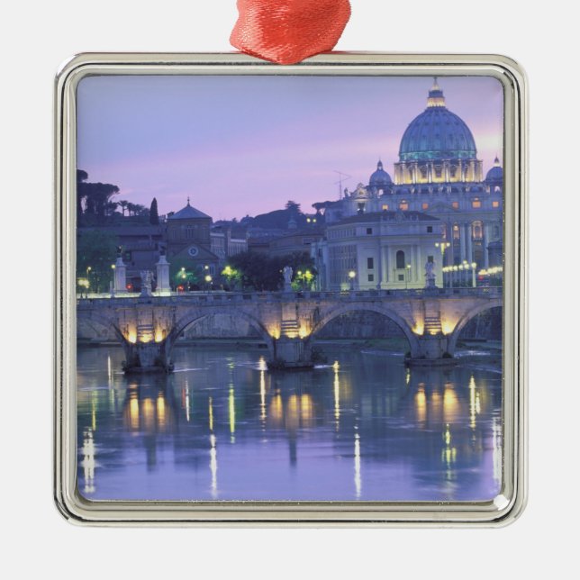 Europe, Italy, Rome, The Vatican. St. Peter's & Metal Tree Decoration (Front)
