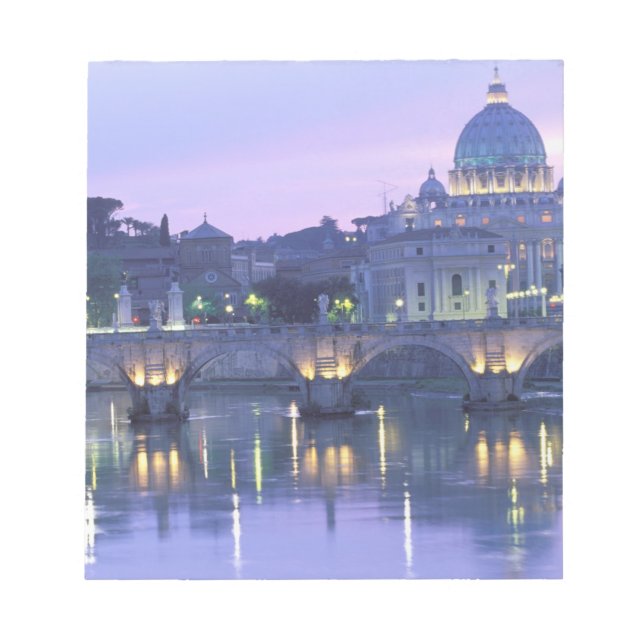 Europe, Italy, Rome, The Vatican. St. Peter's & Notepad (Front)