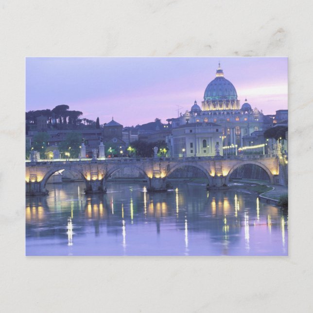 Europe, Italy, Rome, The Vatican. St. Peter's & Postcard (Front)