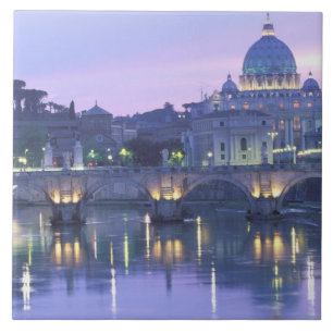 Europe, Italy, Rome, The Vatican. St. Peter's & Tile
