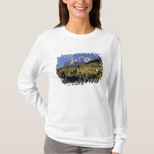 Europe, Italy, San Pietro. The Odle Group seem T-Shirt