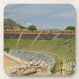 Europe, Italy, Sicily, Taormina. 3rd century 2 Coaster