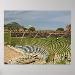 Europe, Italy, Sicily, Taormina. 3rd century 2 Poster