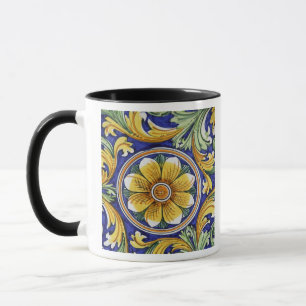 Europe, Italy, Sicily, Taormina. Traditional 4 Mug