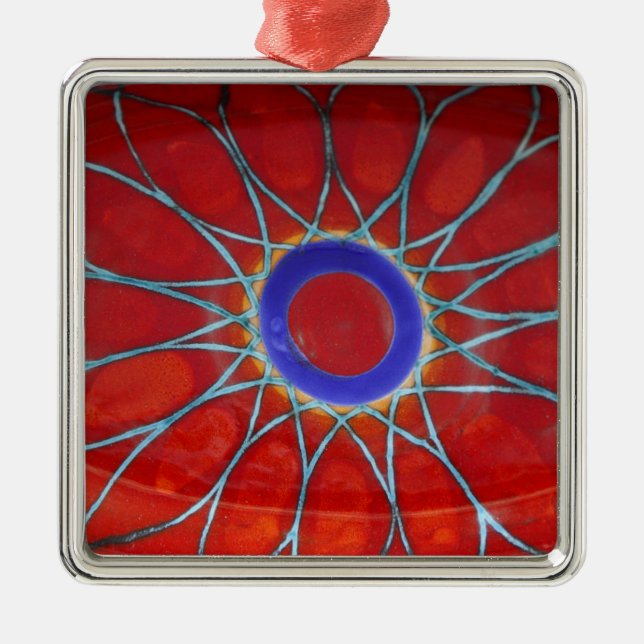 Europe, Italy, Sicily, Taormina. Traditional 6 Metal Tree Decoration (Front)