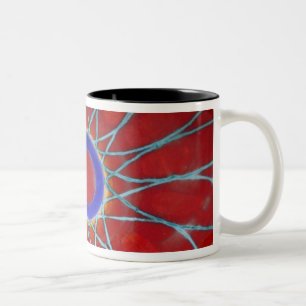 Europe, Italy, Sicily, Taormina. Traditional 6 Two-Tone Coffee Mug