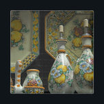 Europe, Italy, Sicily, Taormina. Traditional 7 Magnet<br><div class="desc">Europe,  Italy,  Sicily,  Taormina Traditional hand-painted Sicilian pottery � Cindy Miller Hopkins / DanitaDelimont.com</div>