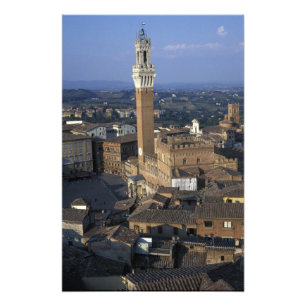 Europe, Italy, Siena. Town overview Photo Print