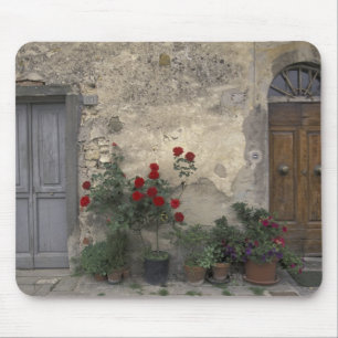 Europe, Italy, Tuscany, Chianti, Tuscan doorway; Mouse Mat