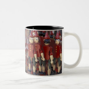 Europe, Italy, Tuscany, Collodi, Home of Two-Tone Coffee Mug