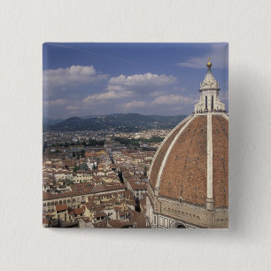 Europe, Italy, Tuscany, Florence. Piazza del 15 Cm Square Badge