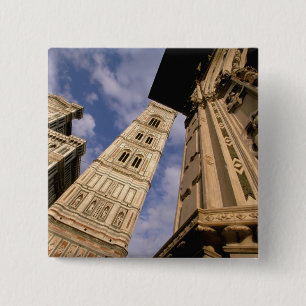 Europe, Italy, Tuscany, Florence. Piazza del 3 15 Cm Square Badge