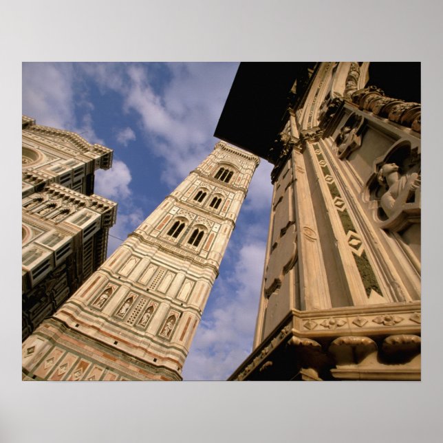 Europe, Italy, Tuscany, Florence. Piazza del 3 Poster (Front)