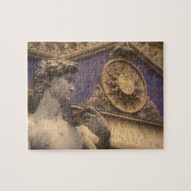 Europe, Italy, Tuscany, Florence, Piazza della Jigsaw Puzzle (Horizontal)