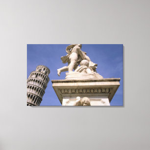 Europe, Italy, Tuscany, Pisa. Piazza dei Canvas Print