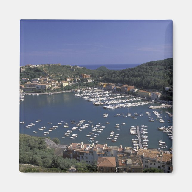 Europe, Italy, Tuscany, Porto Ercole, View of Magnet (Front)