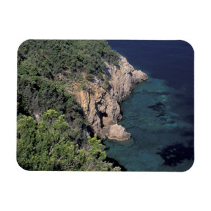 Europe, Italy, Tuscany. Rocky coast; Cala Magnet