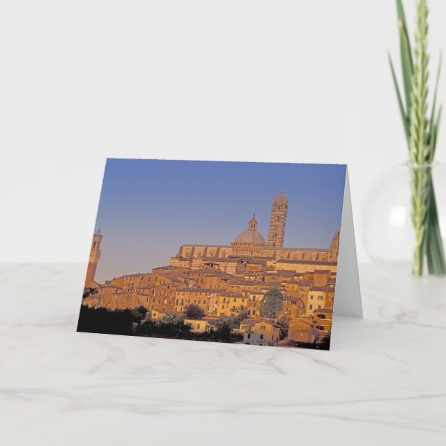 Europe, Italy, Tuscany, Siena. 13th century 3 Card (Front)