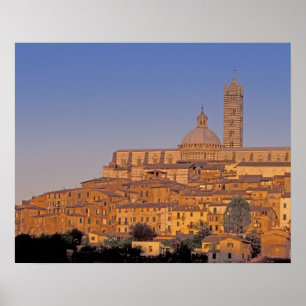 Europe, Italy, Tuscany, Siena. 13th century 3 Poster