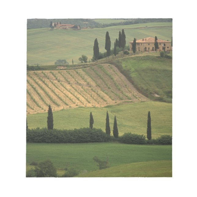 Europe, Italy, Tuscany, Val d' Orcia, Tuscan Notepad (Front)