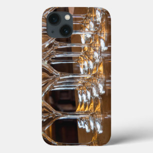 Europe, Italy, Tuscany. Wine glasses in a winery iPhone 13 Case