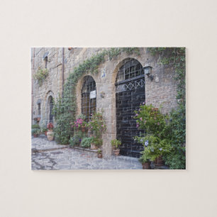 Europe, Italy, Umbria, Civita, Traditional House Jigsaw Puzzle