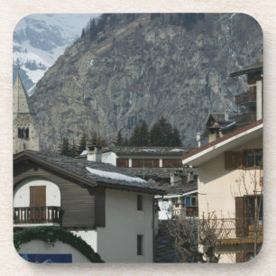 Europe, Italy, Valle d'Aosta, COURMAYEUR: Town Coaster